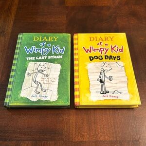 #3 and #4 Diary of a Wimpy Kid Book Kids Chapter Books Children